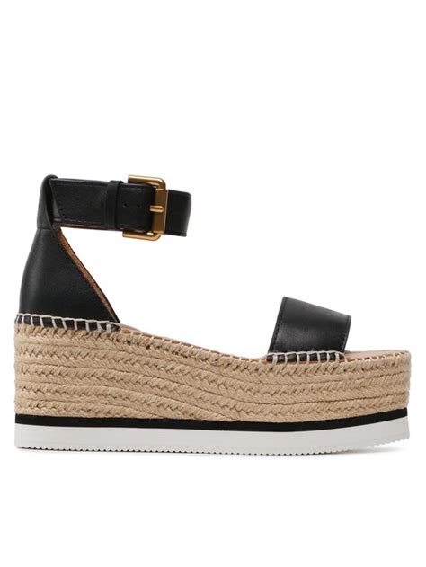 see by chloe espadrilles schwarz